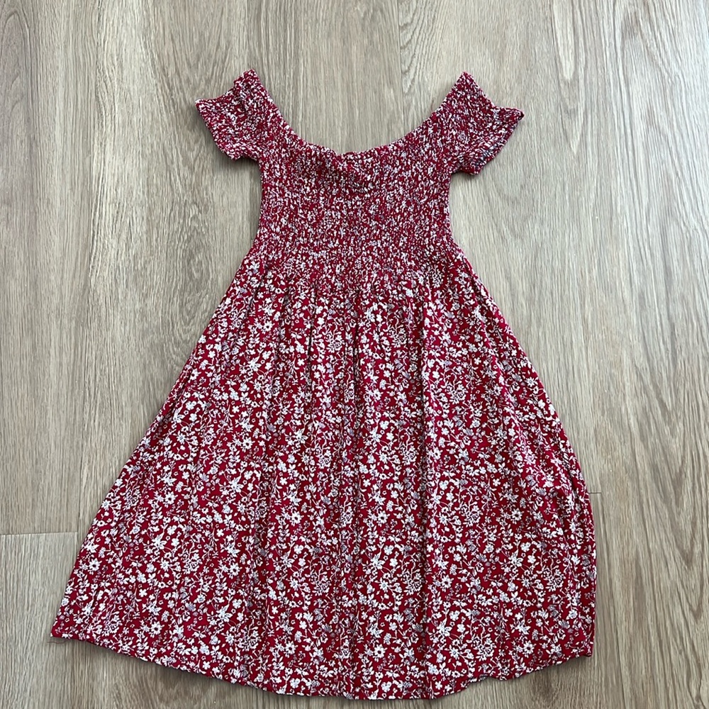 Red Floral Dress
